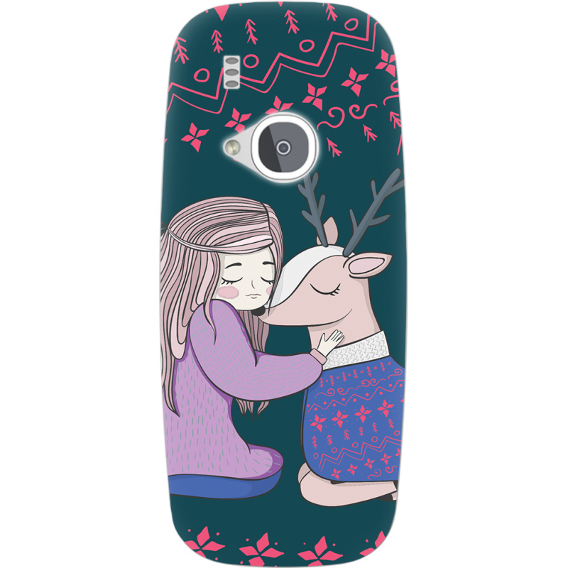 Чехол Uprint Nokia 3310 (2017) Girl and deer