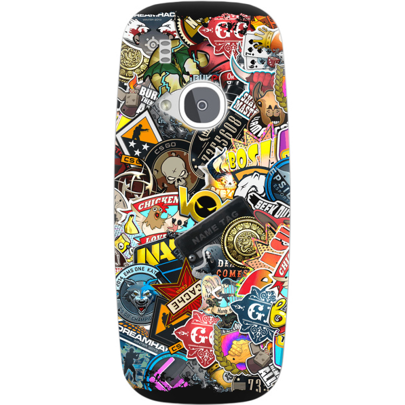 Чехол Uprint Nokia 3310 (2017) CS:Go Stickerbombing