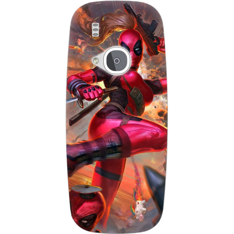 Чехол Uprint Nokia 3310 (2017) Woman Deadpool