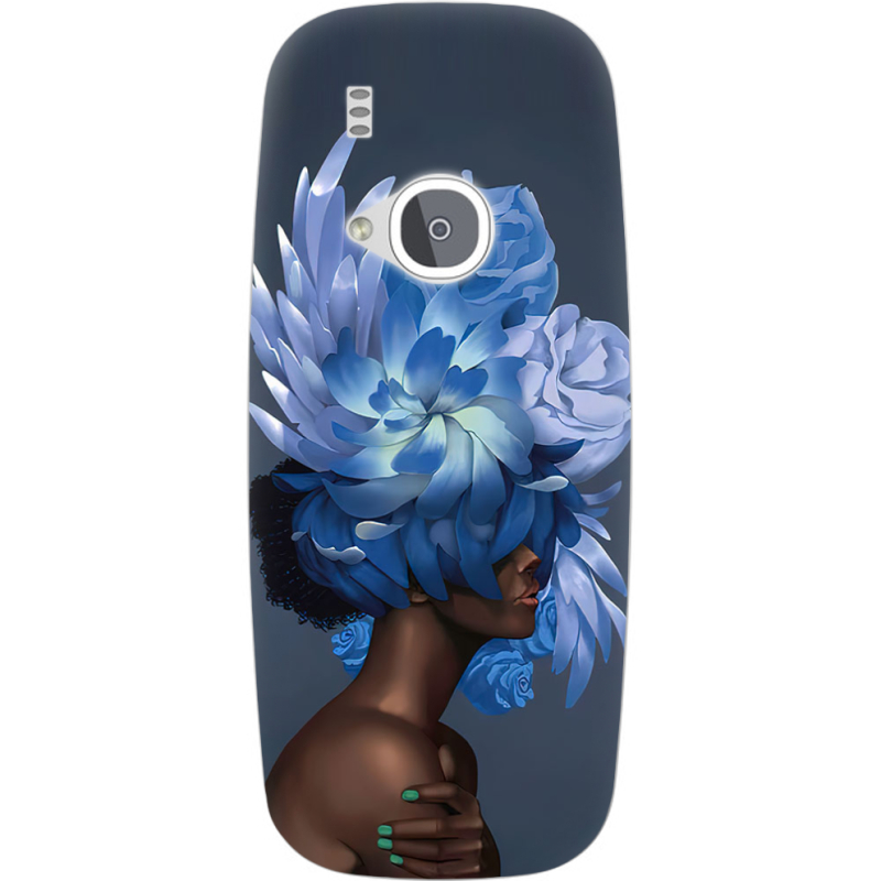 Чехол Uprint Nokia 3310 (2017) Exquisite Blue Flowers