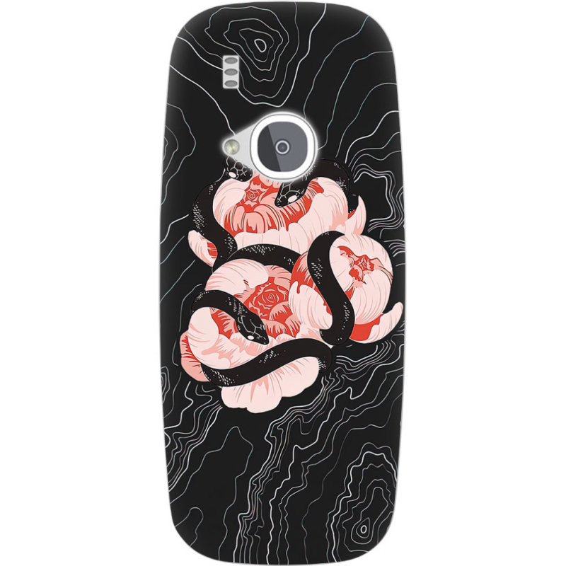 Чехол Uprint Nokia 3310 (2017) Snake Rose