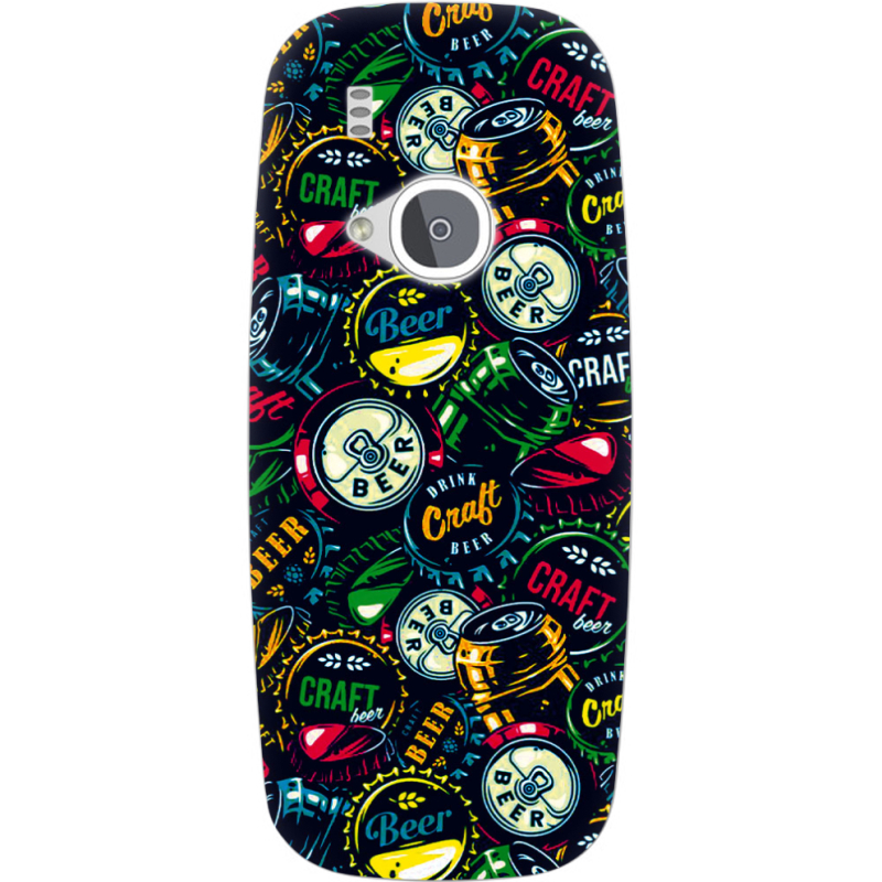 Чехол Uprint Nokia 3310 (2017) Bottle Caps