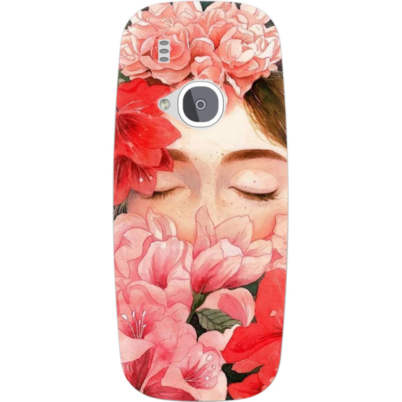 Чехол Uprint Nokia 3310 (2017) Girl in Flowers