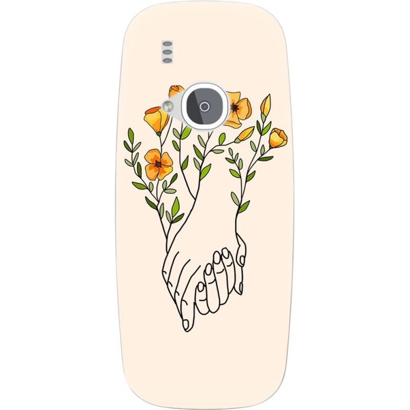 Чехол Uprint Nokia 3310 (2017) Flower Hands