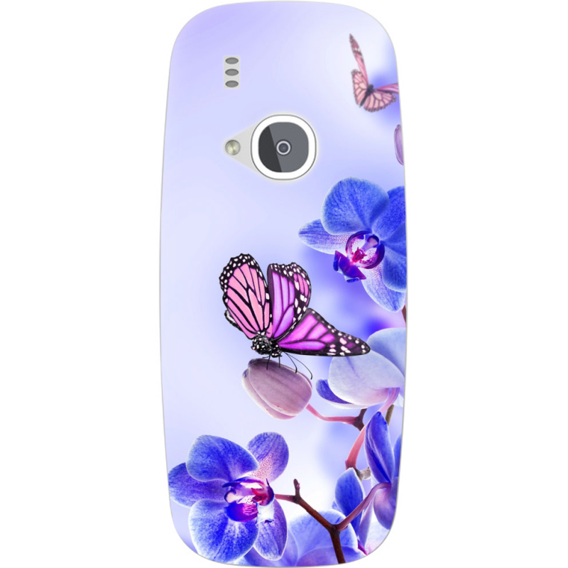 Чехол Uprint Nokia 3310 (2017) Orchids and Butterflies