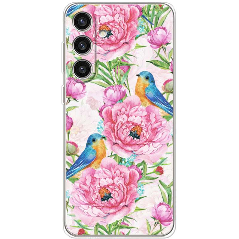Чехол BoxFace Samsung Galaxy S24 Plus Birds and Flowers