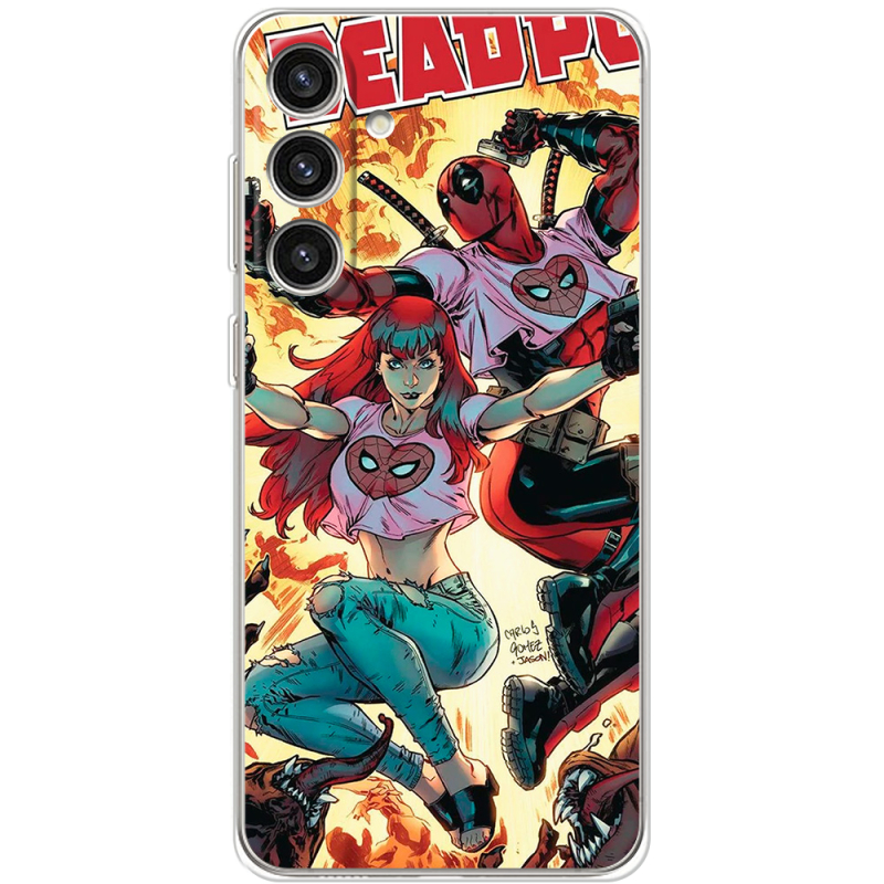 Чехол BoxFace Samsung Galaxy S24 Plus Deadpool and Mary Jane
