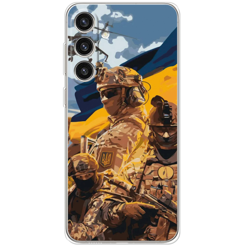 Чехол BoxFace Samsung Galaxy S24 Plus Воїни ЗСУ