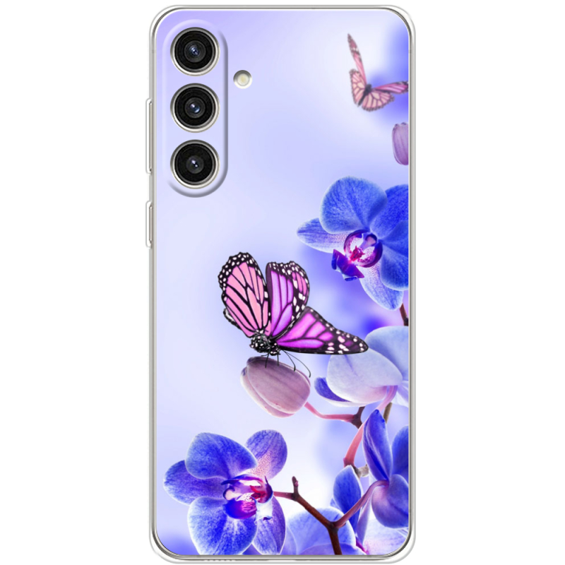 Чехол BoxFace Samsung Galaxy S24 Plus Orchids and Butterflies