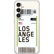 Прозрачный чехол BoxFace Samsung Galaxy S24 Plus Ticket Los Angeles