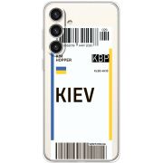 Прозрачный чехол BoxFace Samsung Galaxy S24 Plus Ticket Kiev