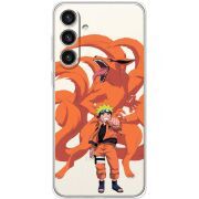 Прозрачный чехол BoxFace Samsung Galaxy S24 Plus Naruto and Kurama