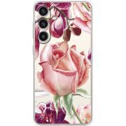 Прозрачный чехол BoxFace Samsung Galaxy S24 Plus Rose