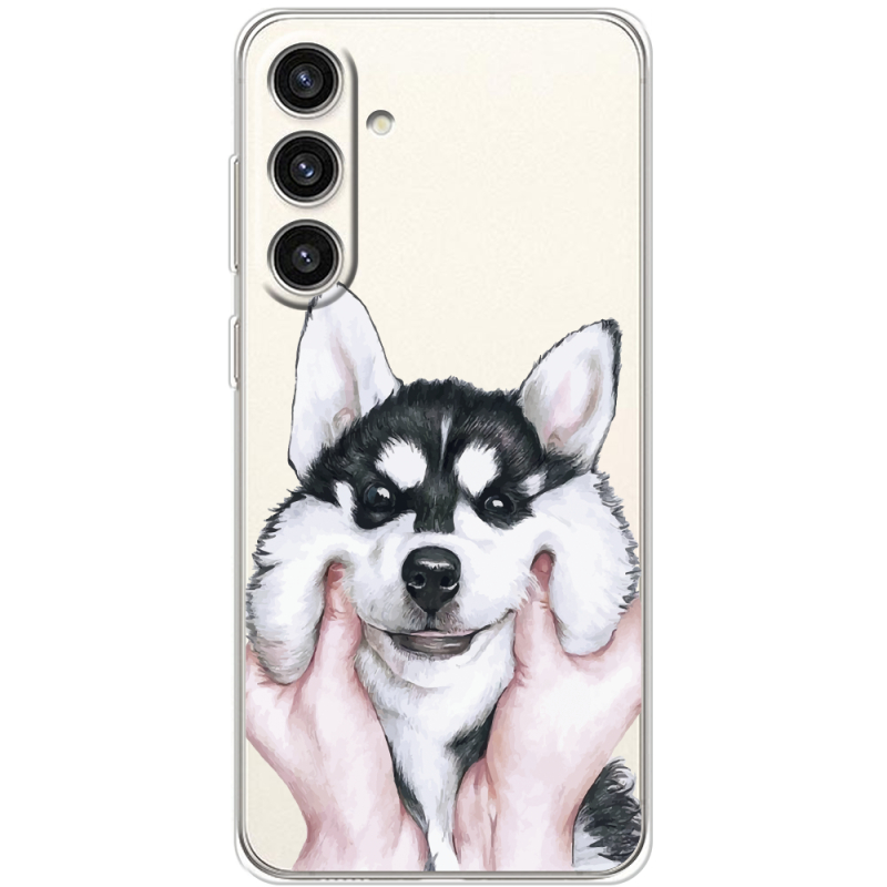 Прозрачный чехол BoxFace Samsung Galaxy S24 Plus Husky