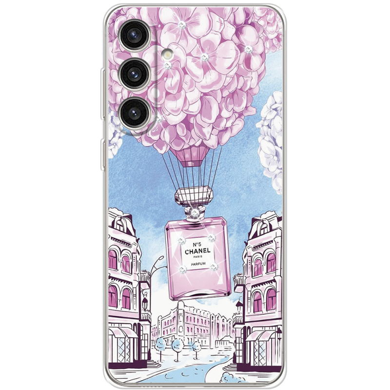 Чехол со стразами Samsung Galaxy S24 Plus Perfume bottle