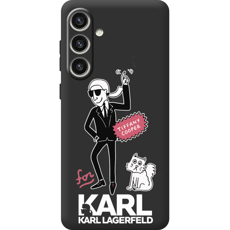 Черный чехол BoxFace Samsung Galaxy S24 Plus For Karl