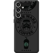 Черный чехол BoxFace Samsung Galaxy S24 Plus Dark Coffee