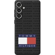 Черный чехол BoxFace Samsung Galaxy S24 Plus Tommy Print