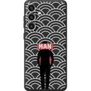 Черный чехол BoxFace Samsung Galaxy S24 Plus Man Pattern