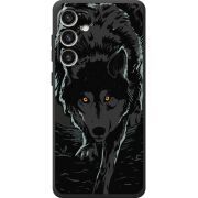 Черный чехол BoxFace Samsung Galaxy S24 Plus Wolf