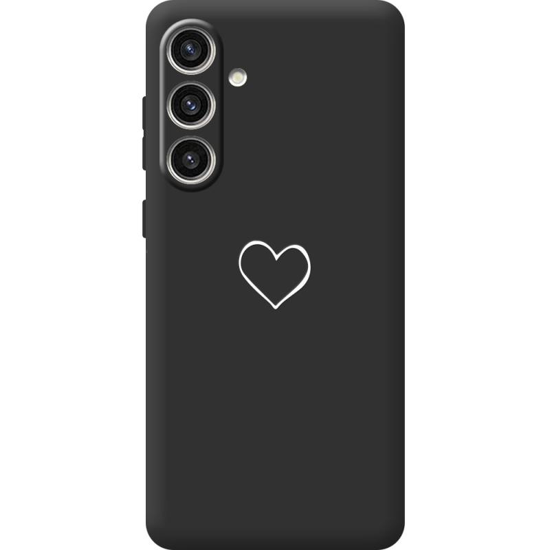 Черный чехол BoxFace Samsung Galaxy S24 Plus My Heart