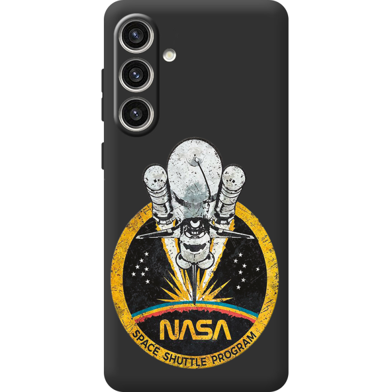 Черный чехол BoxFace Samsung Galaxy S24 Plus NASA Spaceship