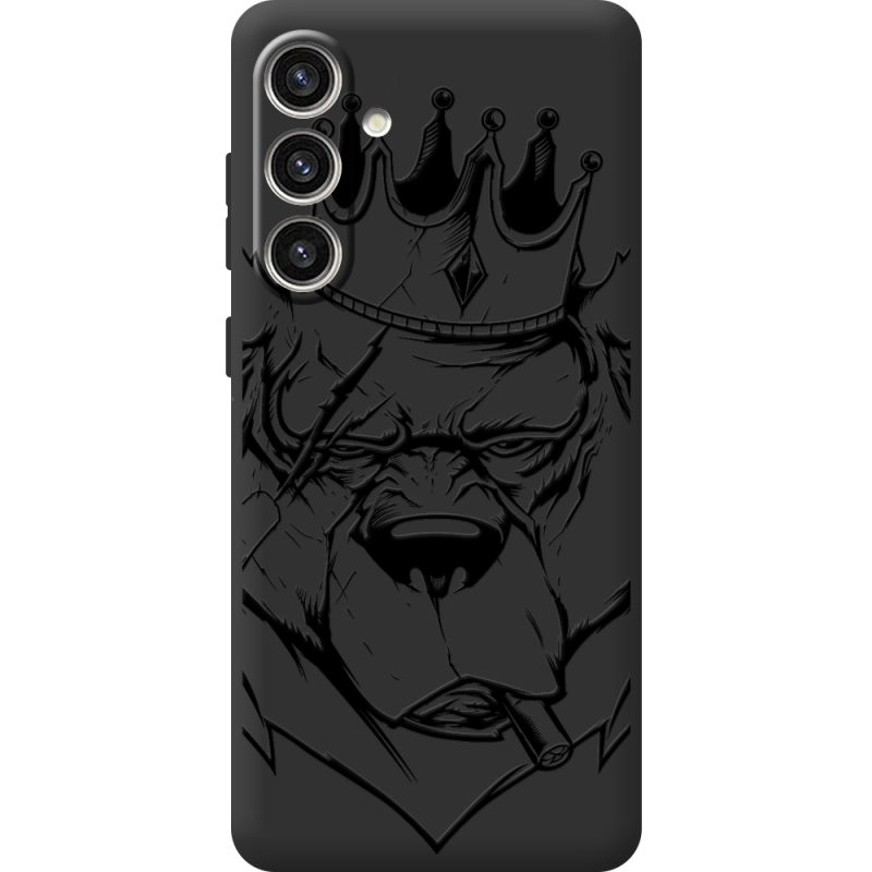 Черный чехол BoxFace Samsung Galaxy S24 Plus Bear King