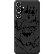 Черный чехол BoxFace Samsung Galaxy S24 Plus Bear King