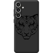 Черный чехол BoxFace Samsung Galaxy S24 Plus Tiger