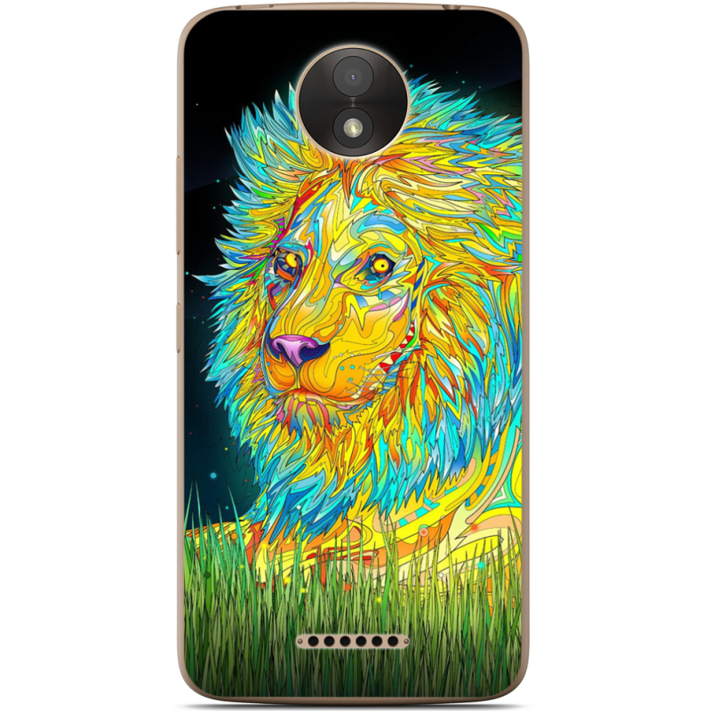 Чехол Uprint Motorola Moto C Plus XT1723 Moonlight Lion