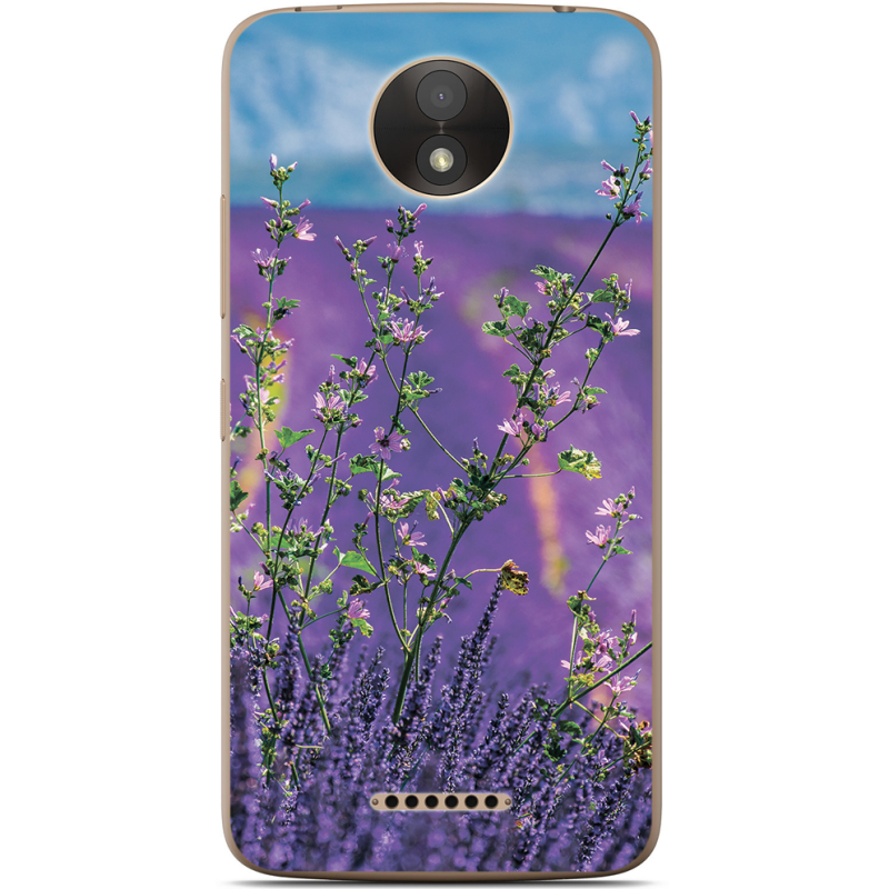 Чехол Uprint Motorola Moto C Plus XT1723 Lavender Field