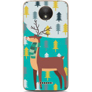 Чехол Uprint Motorola Moto C Plus XT1723 Foresty Deer