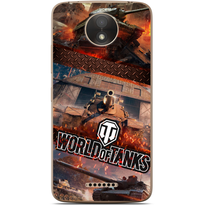 Чехол Uprint Motorola Moto C Plus XT1723 World Of Tanks