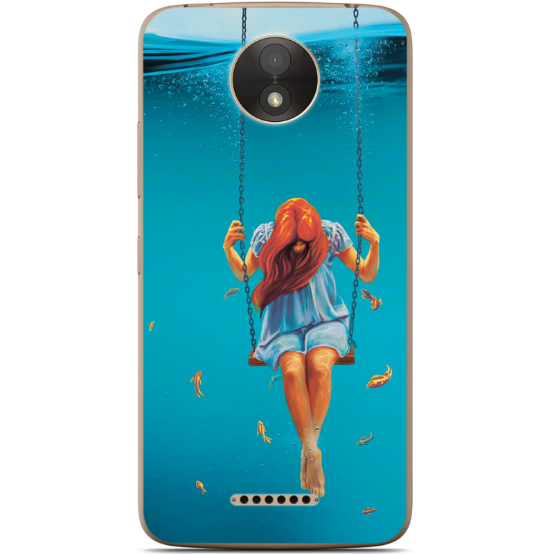 Чехол Uprint Motorola Moto C Plus XT1723 Girl In The Sea
