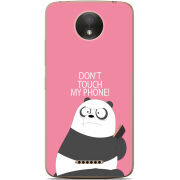 Чехол Uprint Motorola Moto C Plus XT1723 Dont Touch My Phone Panda
