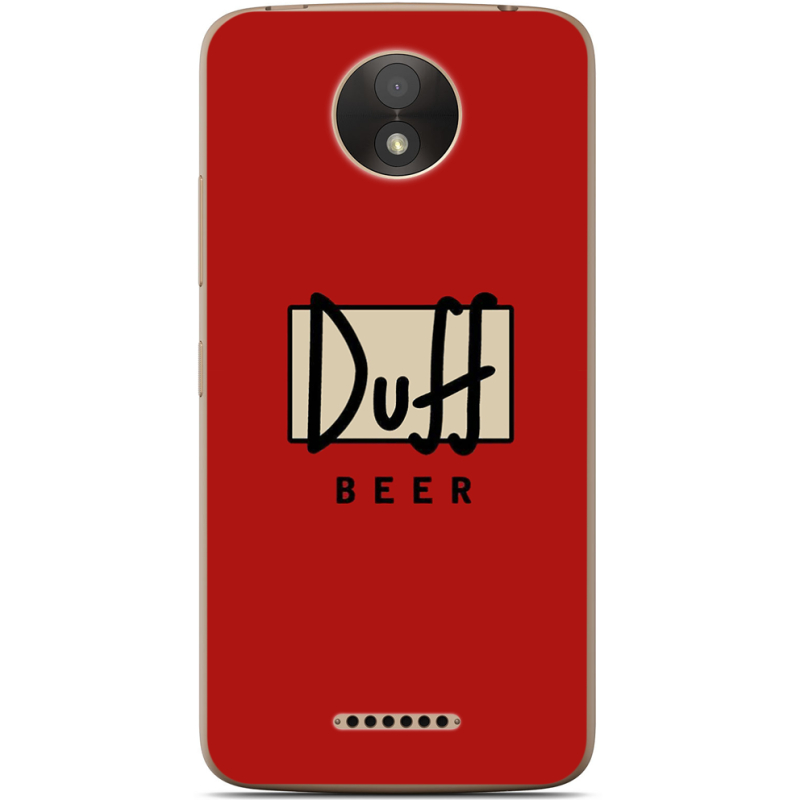 Чехол Uprint Motorola Moto C Plus XT1723 Duff beer