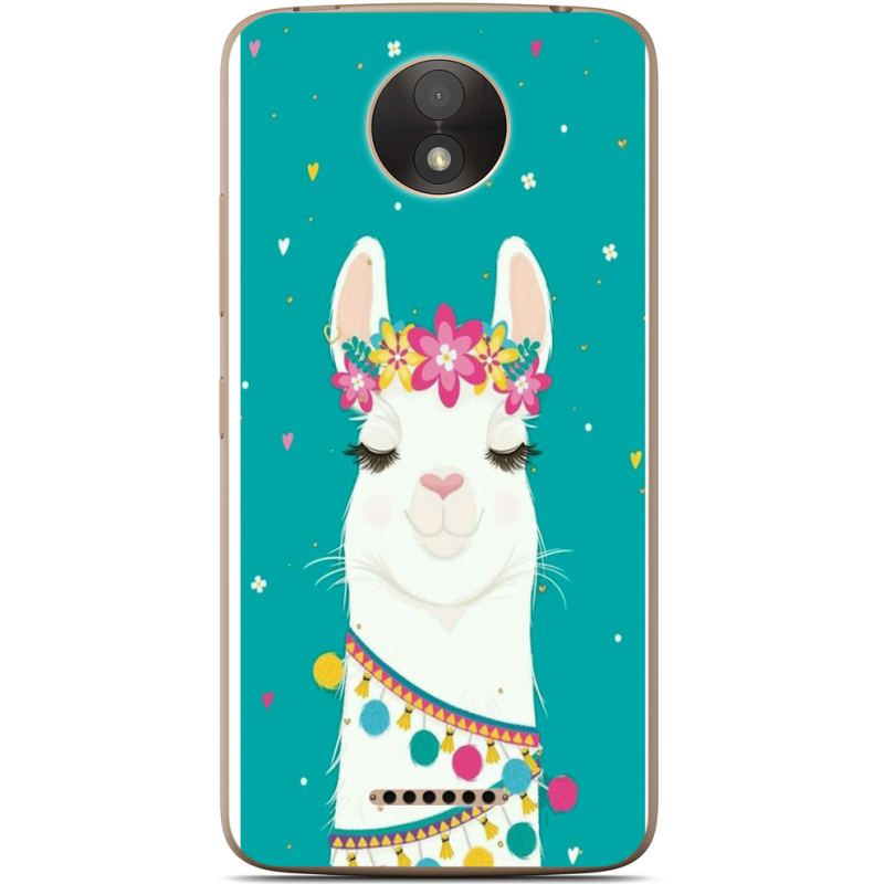 Чехол Uprint Motorola Moto C Plus XT1723 Cold Llama