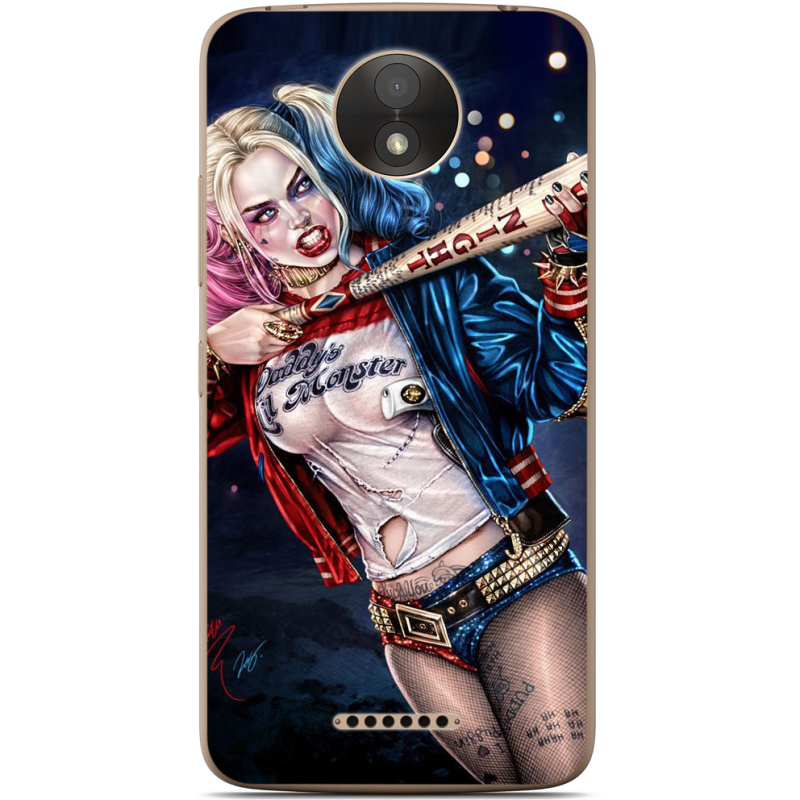 Чехол Uprint Motorola Moto C Plus XT1723 Harley Quinn