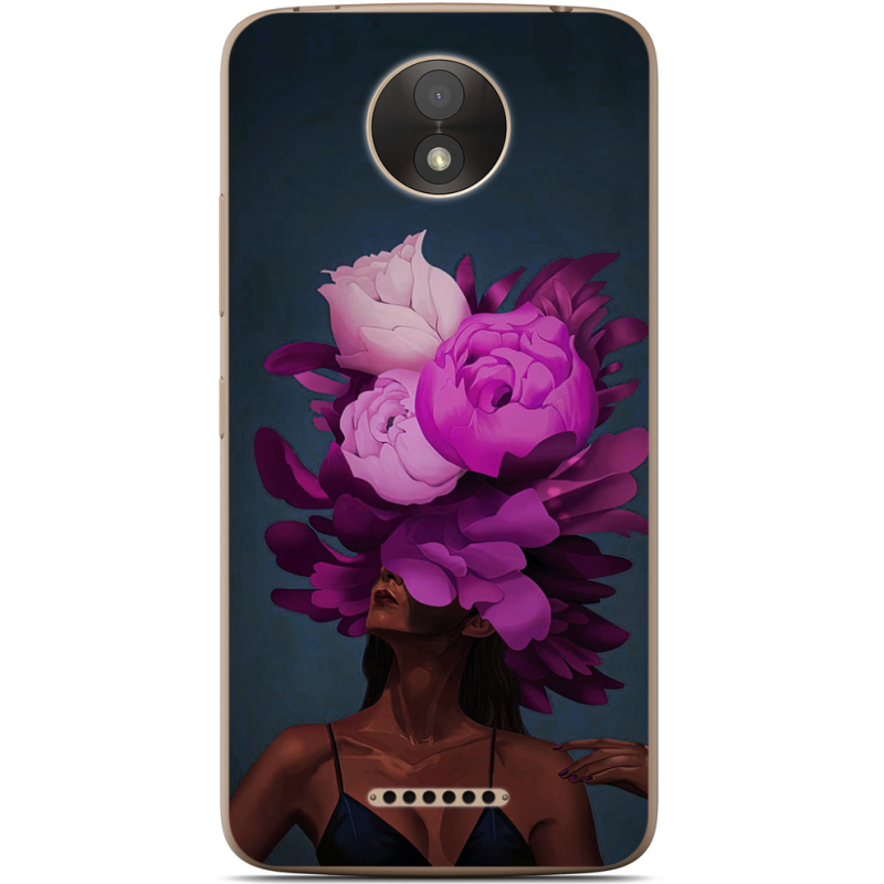 Чехол Uprint Motorola Moto C Plus XT1723 Exquisite Purple Flowers