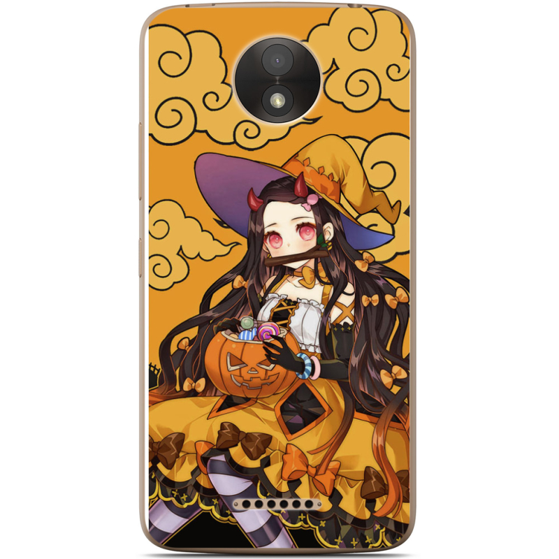 Чехол Uprint Motorola Moto C Plus XT1723 Kamado Nezuko Halloween