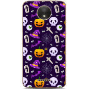 Чехол Uprint Motorola Moto C Plus XT1723 Halloween Purple Mood