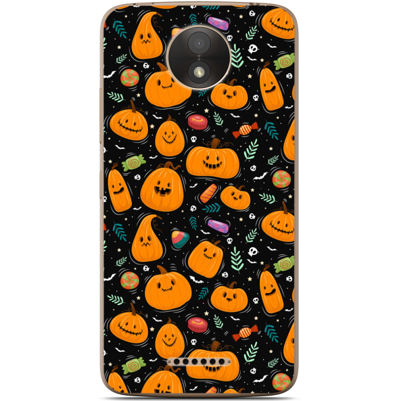 Чехол Uprint Motorola Moto C Plus XT1723 Cute Halloween