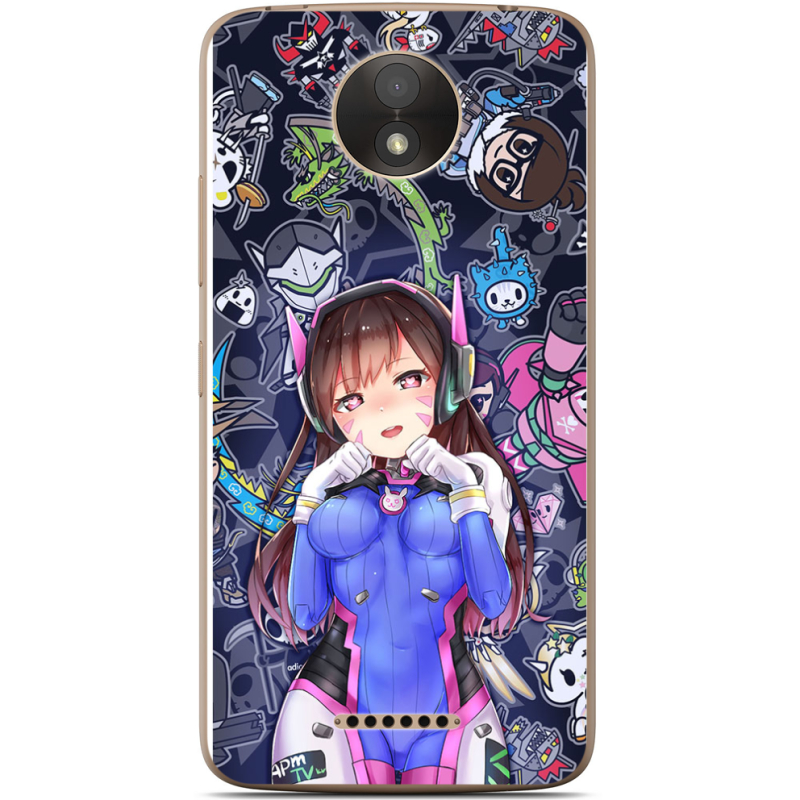 Чехол Uprint Motorola Moto C Plus XT1723 Overwatch D.VA