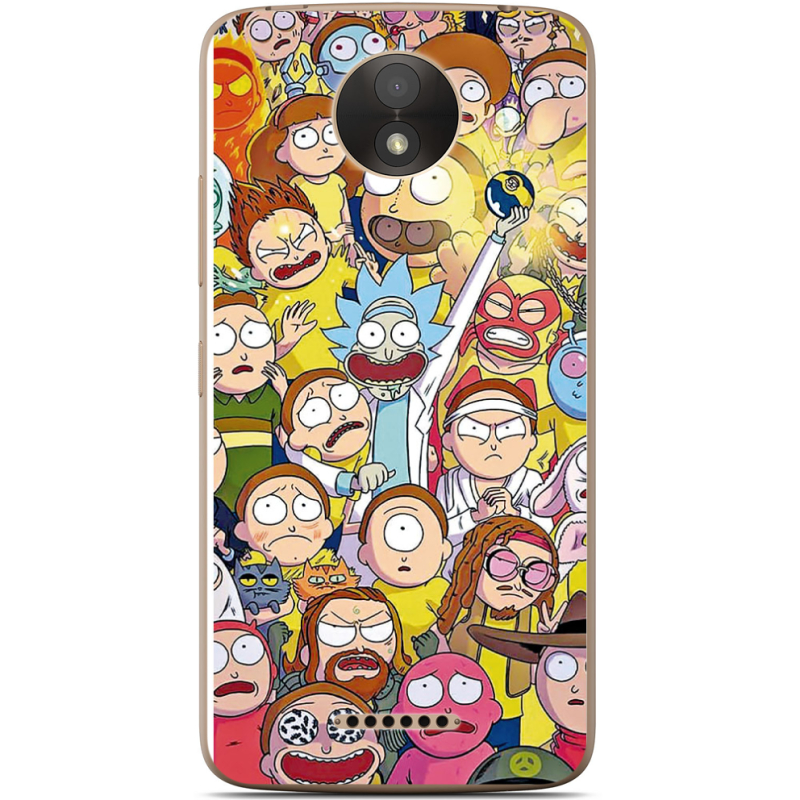 Чехол Uprint Motorola Moto C Plus XT1723 Rick and Morty