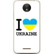 Чехол Uprint Motorola Moto C Plus XT1723 I love Ukraine