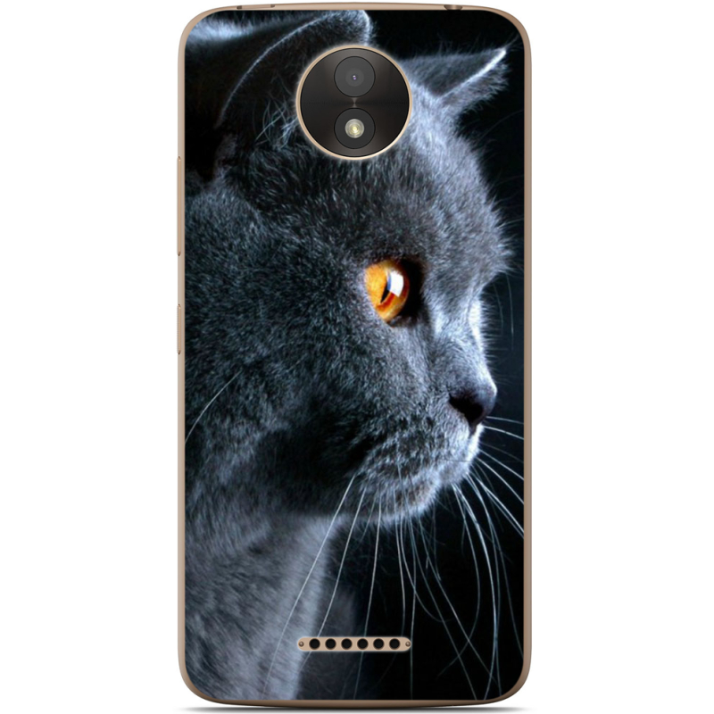 Чехол Uprint Motorola Moto C Plus XT1723 English cat