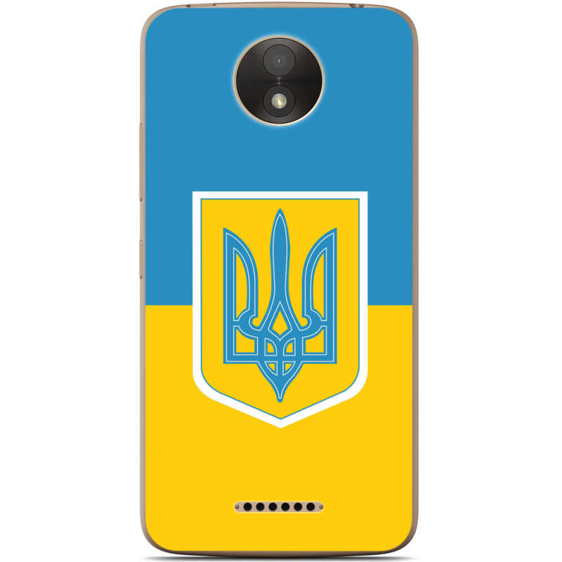 Чехол Uprint Motorola Moto C Plus XT1723 Герб України
