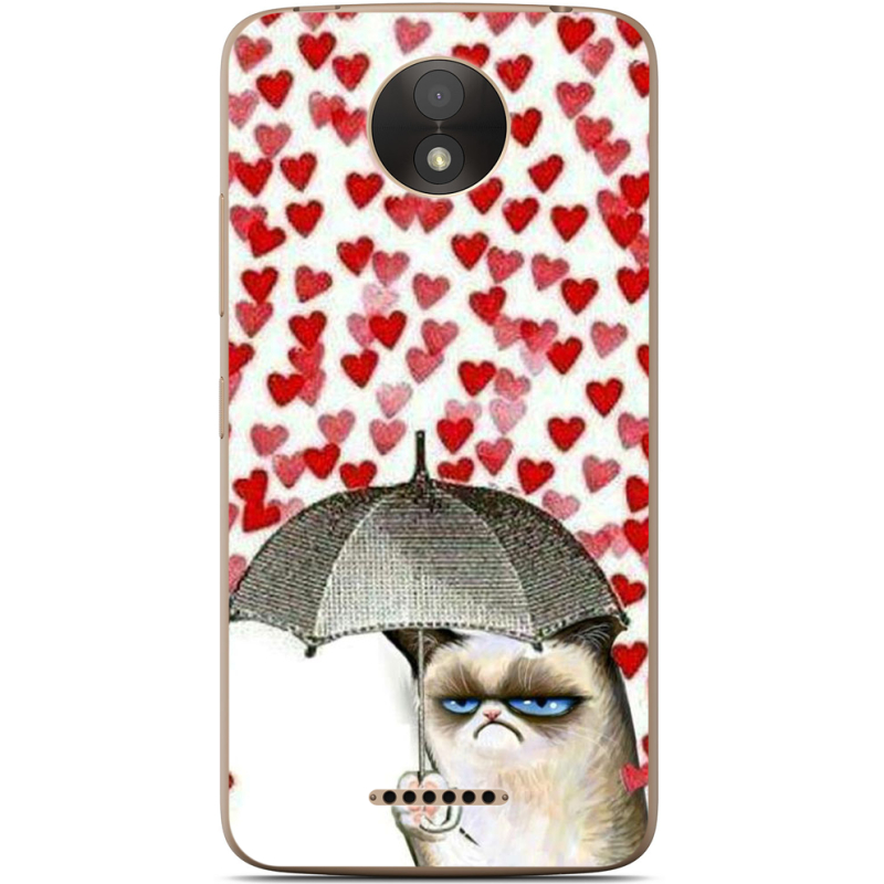 Чехол Uprint Motorola Moto C Plus XT1723 Raining Hearts