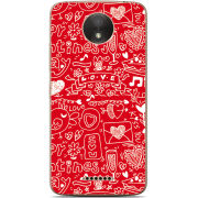 Чехол Uprint Motorola Moto C Plus XT1723 Happy Valentines