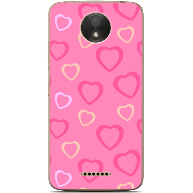 Чехол Uprint Motorola Moto C Plus XT1723 Sugar Hearts